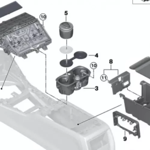 G20 BMW Serie 3 Consola central   Foto 3